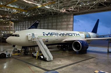 Mammoth Freighters 777-200 prototype converted freighter