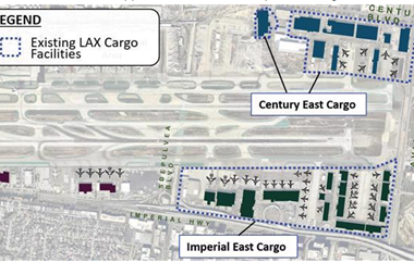 Existing LAX cargo facilities.