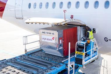 Virgin Atlantic ULD loading