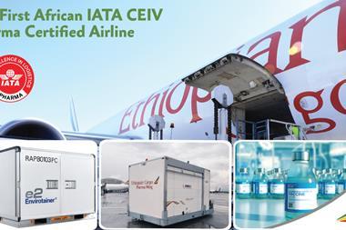 Pharma logistics Ethiopian Airlines