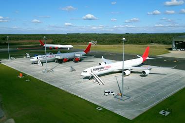 Cargo First parking stands