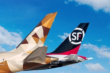 Etihad Cargo and SF Airlines aircraft tails. Photo Etihad Cargo. Supplied with press release. 26/06/2024