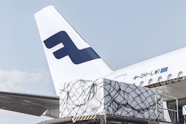 Finnair Cargo, A350 loading shipment