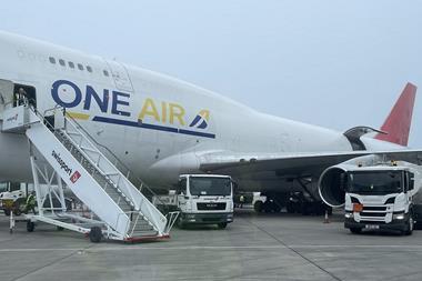One-Airs-first-flight-arrived-at-East-Midlands-Airport-from-Hong-Kong