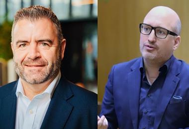 David Kerr (L) and Christian Gessner