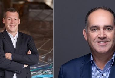Christoph Hemmann (left) and John McDonald