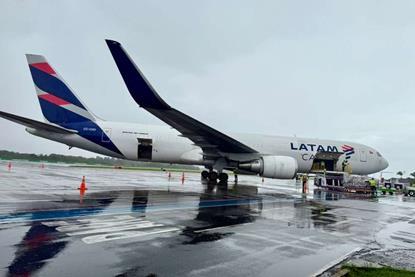 767-300F LATAM flight for Bringer Air Cargo