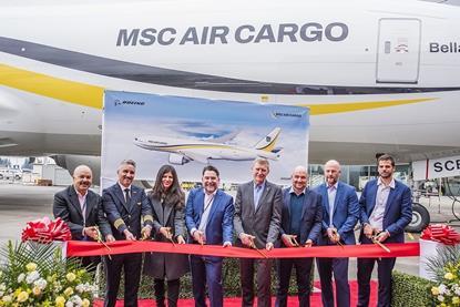 Second MSC Air Cargo 777-200F under the European AOC Photo MSC Air Cargo