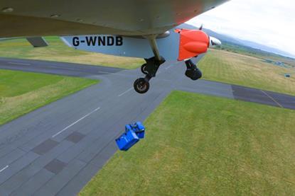 Windracers ULTA performing drop-floor operations at Llanbedr Airfield North Wales