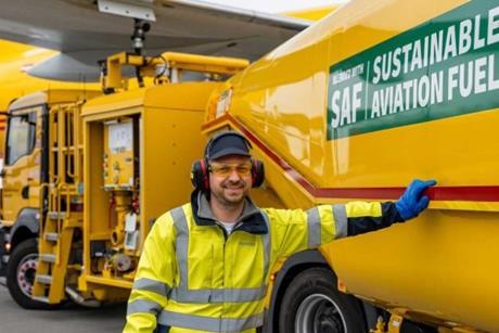 DHL Express utilises SAF