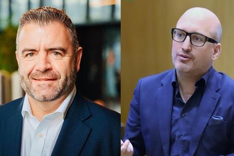 David Kerr (L) and Christian Gessner