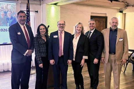 From left to right: Warren Jones, Gizelle Sarmento, Brandon Fried, Christine Richard, Jimmy Nares, and Richard Garcia