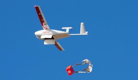 Zipline drone Copyright Zipline International