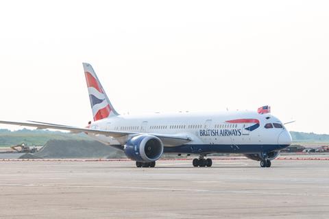 British Airways aircraft in Cincinnati. Photo: IAG Cargo