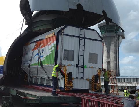 Antonov Airlines An-124 satellite shipment