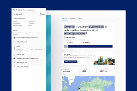 Freight calculator