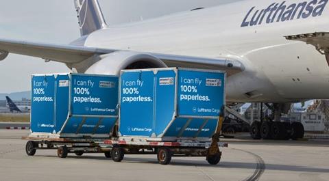 Lufthansa Cargo to go paperless Photo Lufthansa Cargo