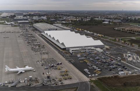 Amazon Air hub at Leipzig Photo Amazon