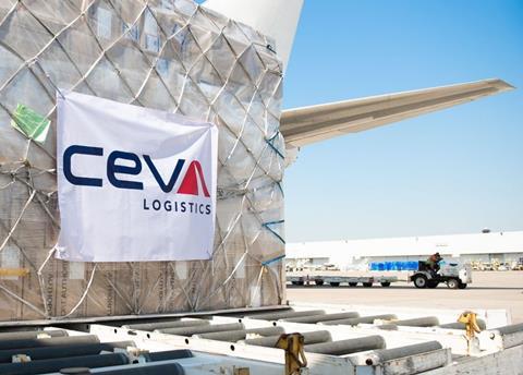 CEVA airfreight on pallet