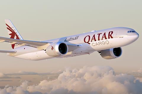 Qatar Airways Cargo flight