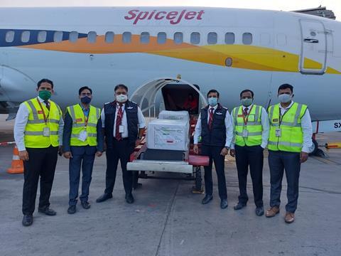 SpiceJet handled India's first vaccine shipments