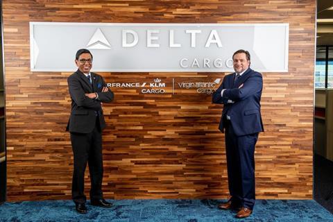 Delta Cargo - Vishal Bhatnagar (L) and Jannie Davel (R)