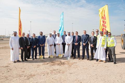 Abu Dhabi Airports and DHL Express groundbreaking