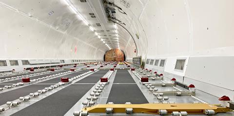 freighter interior Photo Lufthansa Cargo