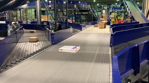 FedEx Stansted Sorting tech