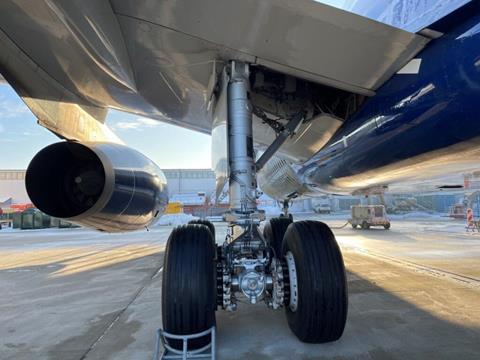 10th A330-300P2F aircraft underside for DHL Express 