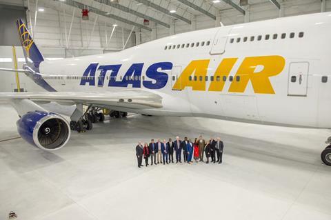 Atlas air at new CVG Maintenance hangar run by FEAM