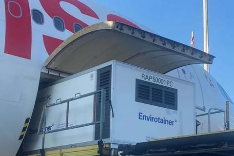 Envirotainer’s Releye RAP shipment Photo Envirotainer
