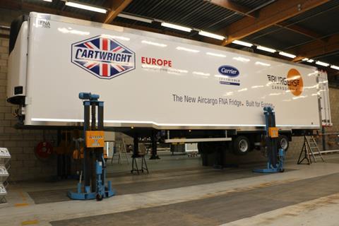 Cartwright Europe launches new fridge trailer specifically designed for air cargo market in continental Europe.