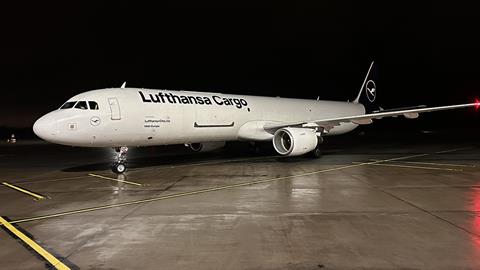 Lufthansa Cargo A321 freighter