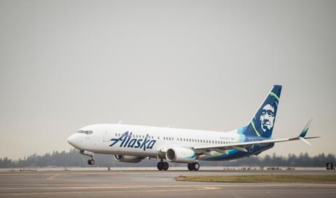 737-800 Alaska Airlines passenger aircraft Photo Alaska Airlines