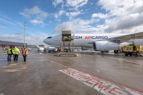 CMA CGM A330F Liege Airport 4