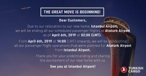 Turkish airlnes Istanbul passenger flights from April 6 2019 1024 