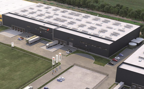 Swissport's new Vienna Airport facility CGI