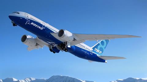 B787-8. Photo: Boeing