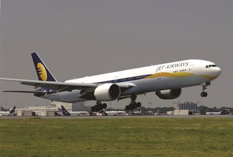 Jet Airways new livery