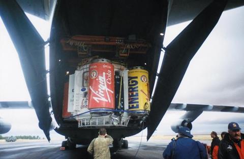 January 1997 - Mecheria to Luton - Virgin Round the World Hot Air Balloon recovery following Richard Branson’s sadly failed attempt.