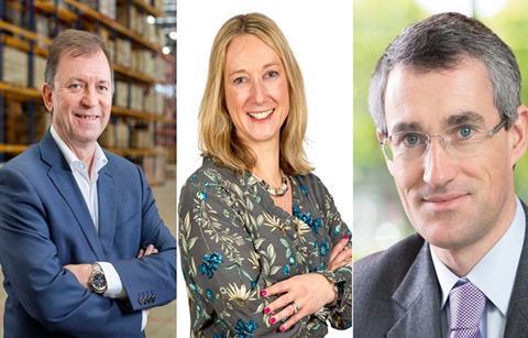 Simon Hobbs, Louisa Hosegood and Gavin Murdoch. Photo: Logistics UK