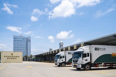 Shenzhen Baoan International Airport Customs ispection area