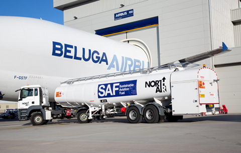 Beluga SAF flight