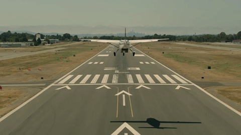 Xwing Cessna conducting an autonomous landing