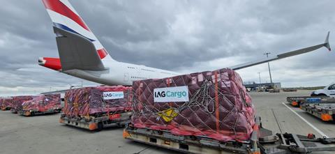 IAG Cargo Ukraine aid shipment.png Photo IAG Cargo