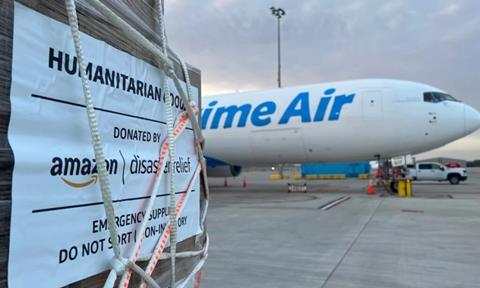 Amazon Air humanitarian aid