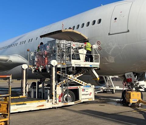 UK Aid flight into Turkey source ACS