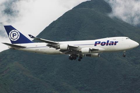Polar Air Cargo Boeing 747F Aircraft in Flight