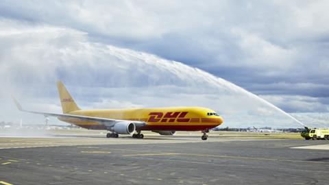 A DHL B767F like those leased by ATSG